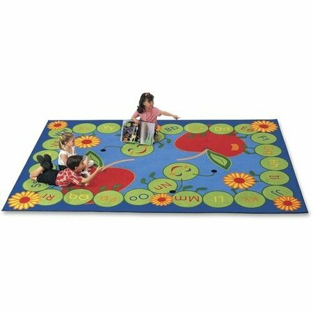 CARPETS FOR KIDS Caterpillar Rug, Alphabet, 4ft 5inx5ft 10in, Rectangle, Multi CPT2201